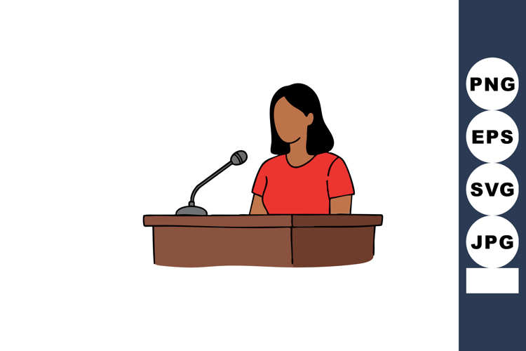 Speaker Clipart Image 6