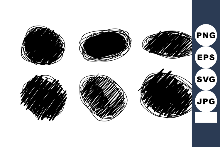 Circle Brush Stroke SVGs Image 5