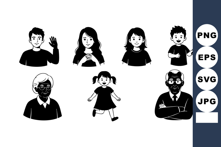 Group Of People Clipart Image 8