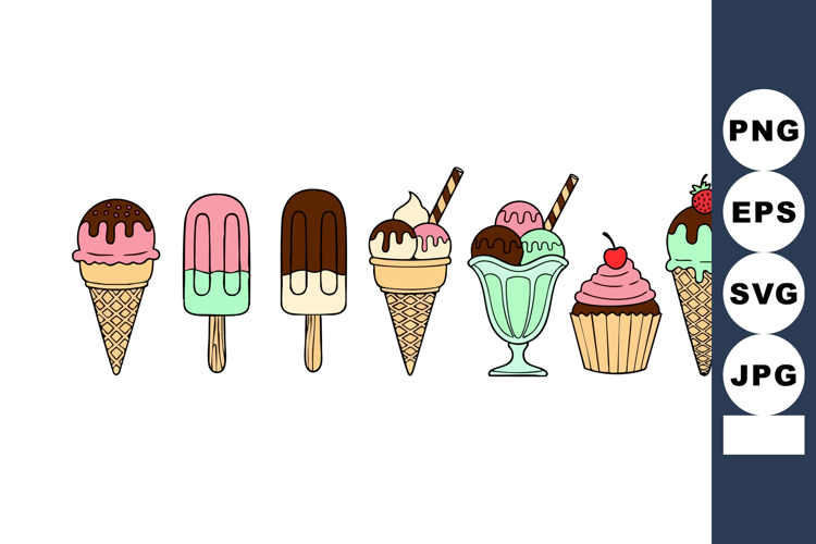 Popsicles Clipart Image 20