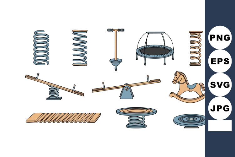 Trampoline Clipart Image 24