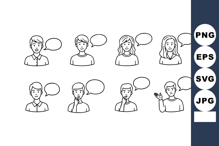 Speech Bubble Clipart Image 24