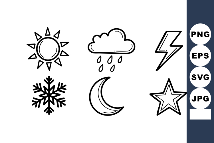 Cloud With Rain Clipart Image 13