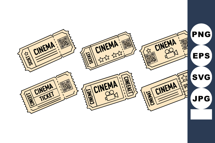 Movie Ticket Clipart Image 16