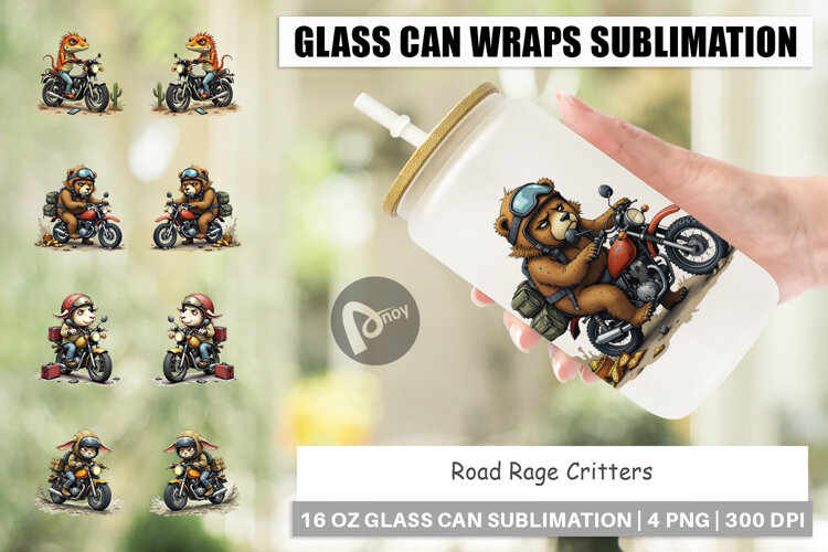 Glass Can Road Rage Critters example image 1