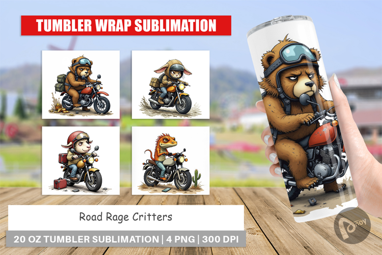 Tumbler Road Rage Critters