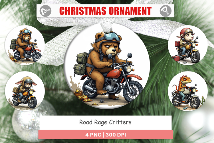 Ornament Road Rage Critters
