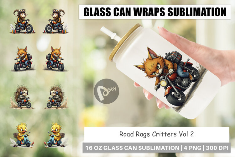 Glass Can Road Rage Critters example image 1