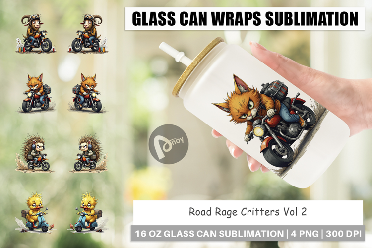 Glass Can Road Rage Critters