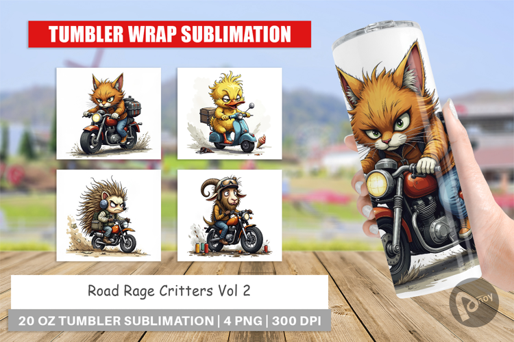 Tumbler Road Rage Critters