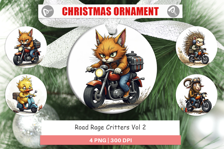 Ornament Road Rage Critters