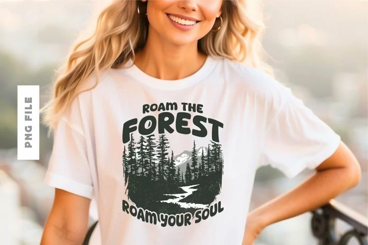 Roam The Forest T shirt Design