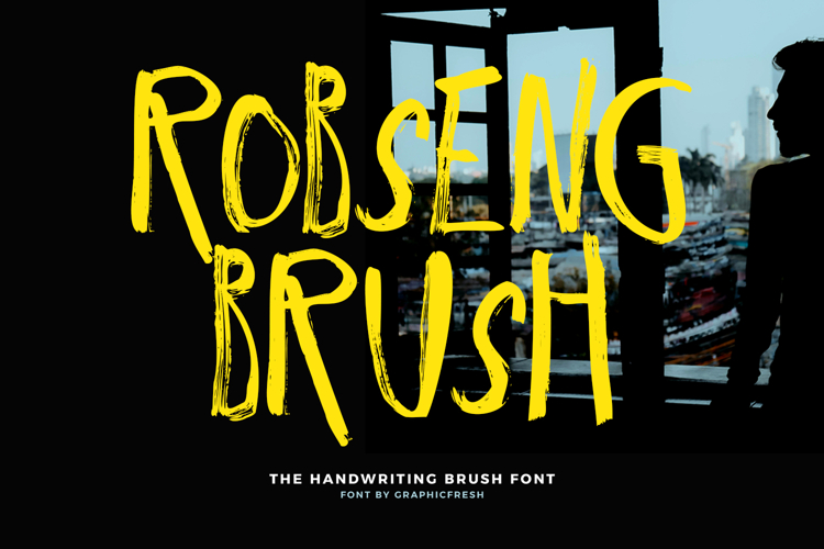 Robseng - The Handwriting Brush Font