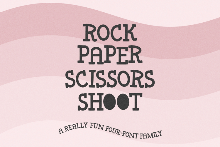 Rock Paper Scissors Shoot - A Handwritten Serif Family
