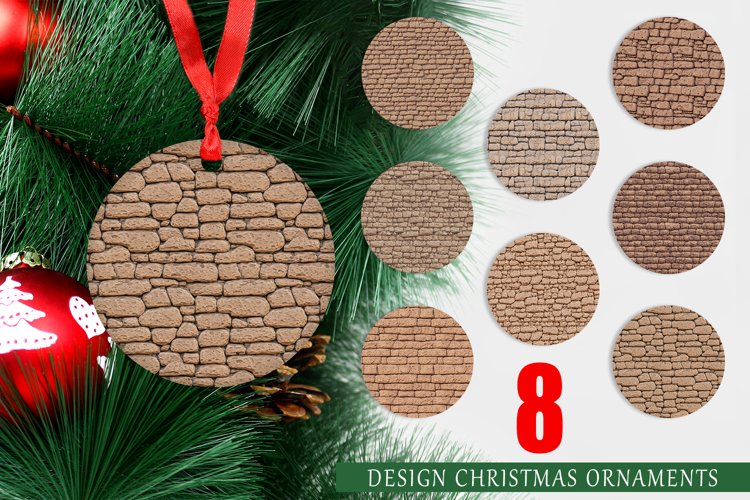Rock Wall Vintage Christmas Ornaments