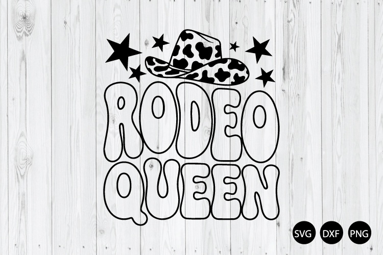 Rodeo Queen SVG, Cowgirl Horse SVG, Country Girl SVG