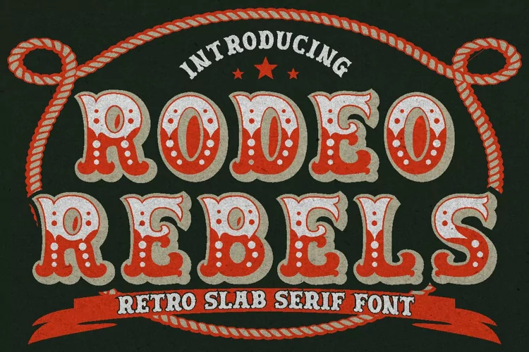 Rodeo Rebels - Display Typeface