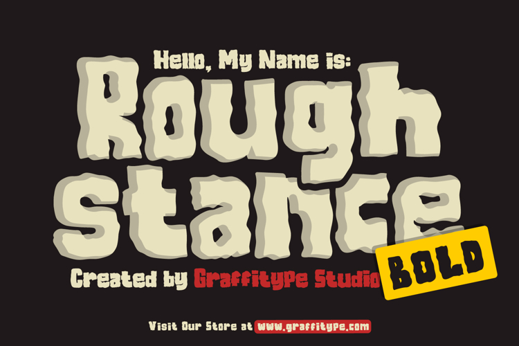 Rughstance Bold