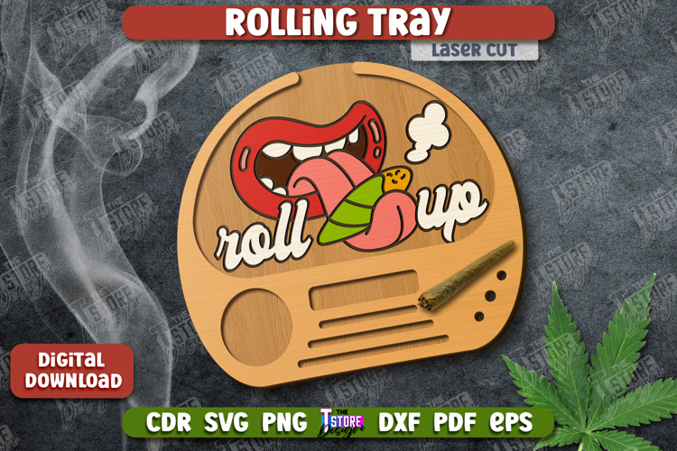Rolling Tray Svg Image 19