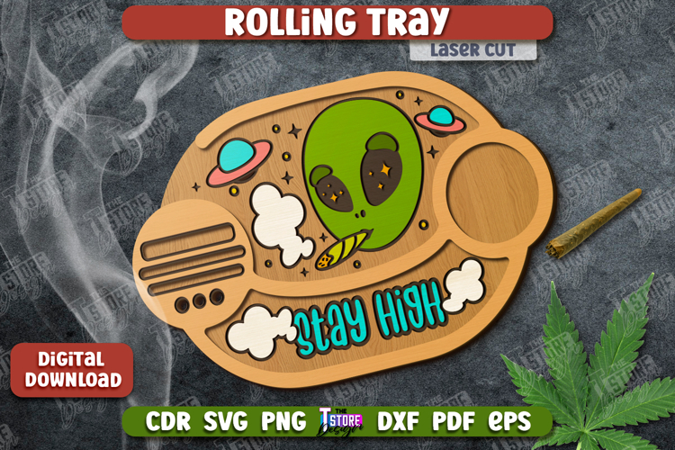 Rolling Tray Svg Image 18