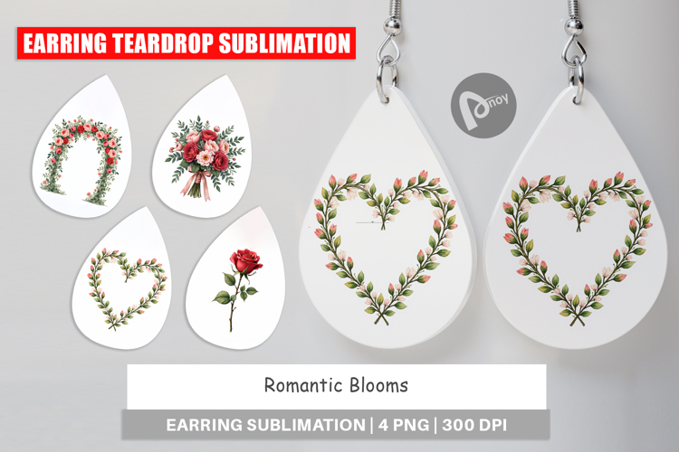 Romantic Blooms Floral Earring