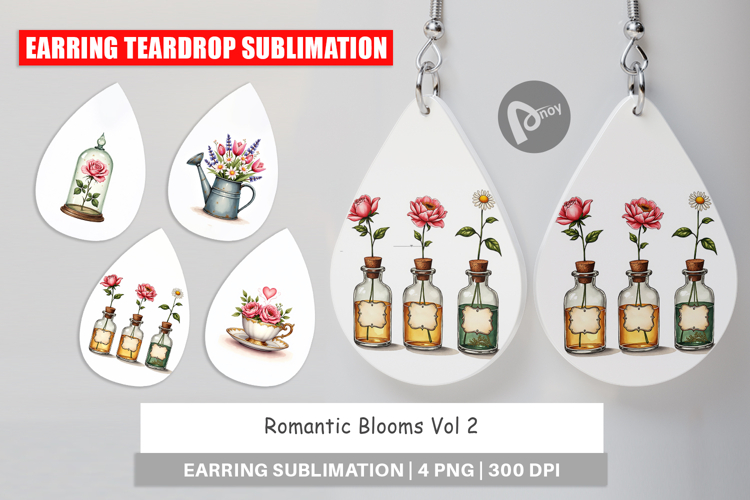 Romantic Blooms Floral Earring