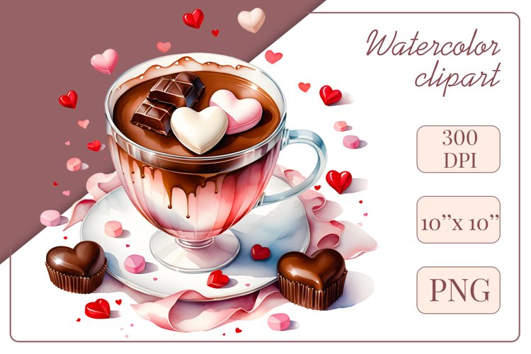 Watercolor Heart Clipart Image 11
