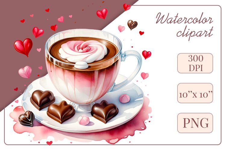 Watercolor Heart Clipart Image 10