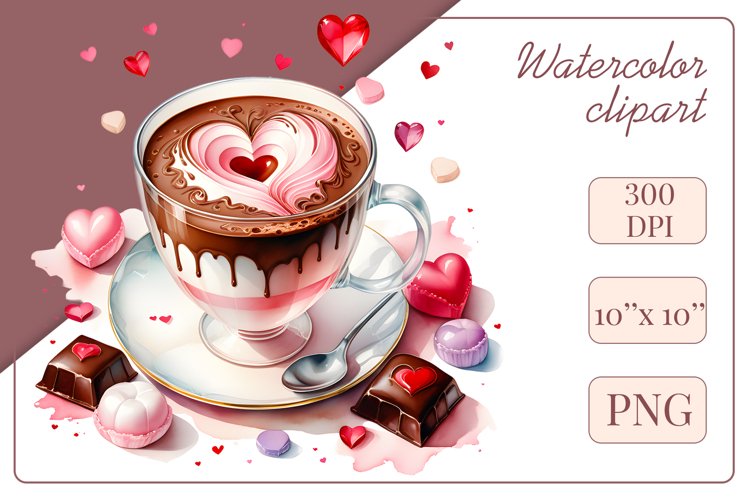 Watercolor Heart Clipart Image 16