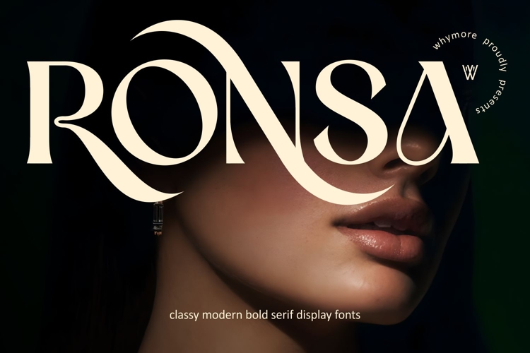 Ronsa Classy Modern Bold Serif Font