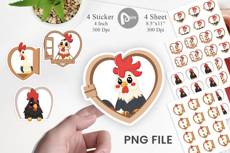 Rooster Clipart Image 21