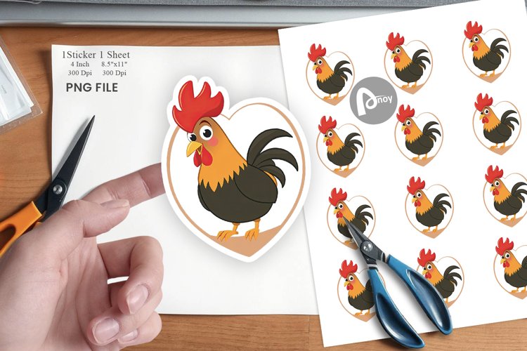 Rooster Clipart Image 18