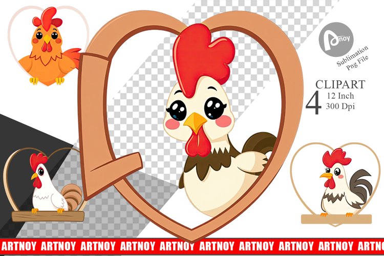 Rooster Clipart Image 24