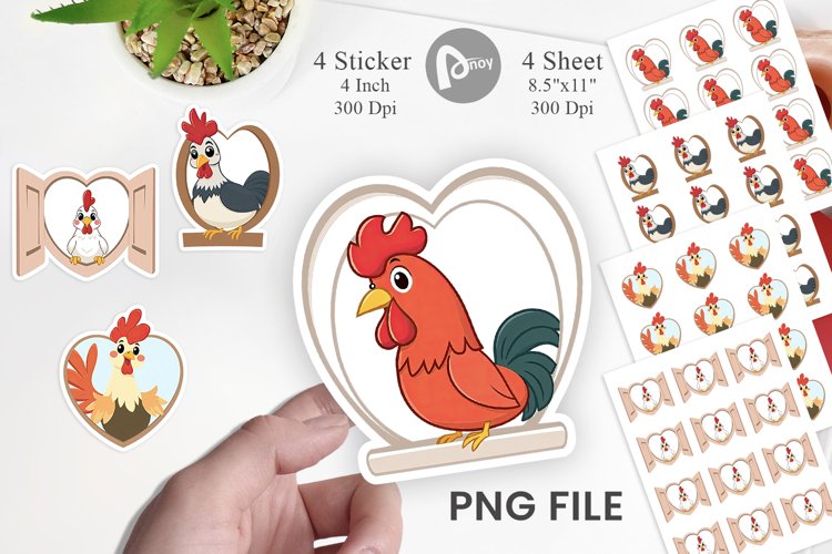 Rooster Clipart Image 19