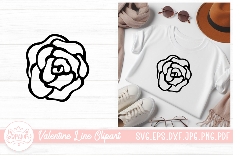 Flower Outline Clipart Image 18