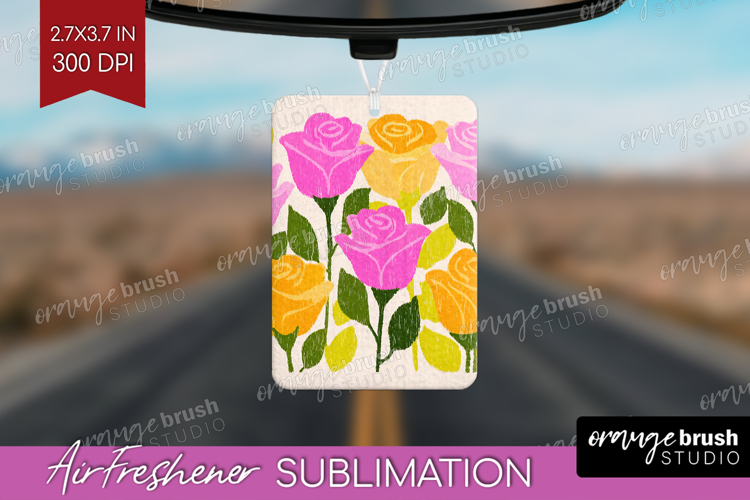 Rose Modern Floral Air Freshener PNG Sping Flower PNG