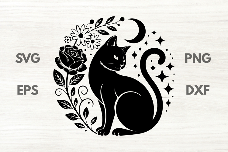Moon and Stars Clipart Image 6