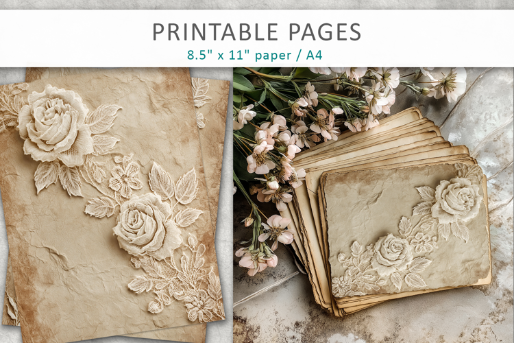 shabby chic lace roses backgrounds