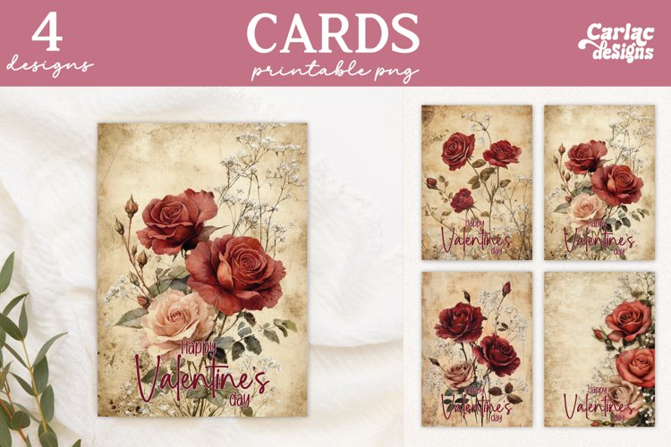 roses printable cards
