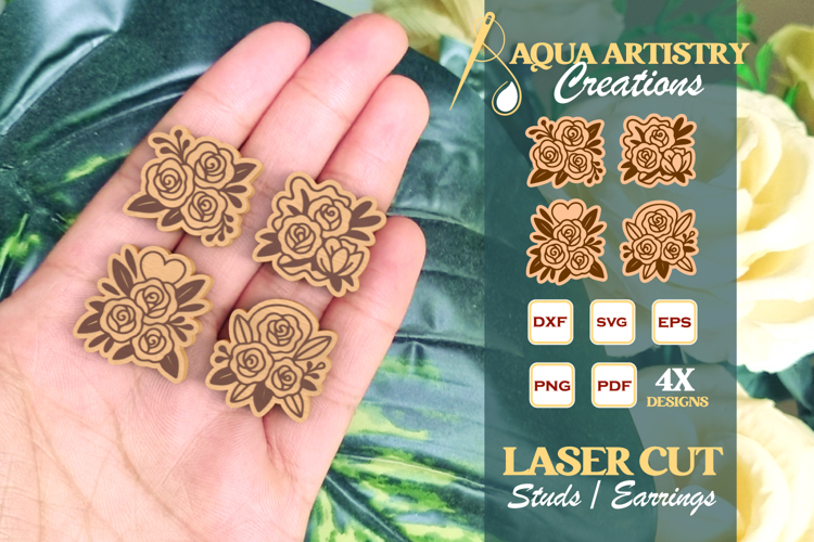 Glowforge Earrings Image 6