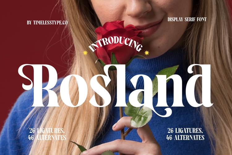 Rosland - Display Serif Font
