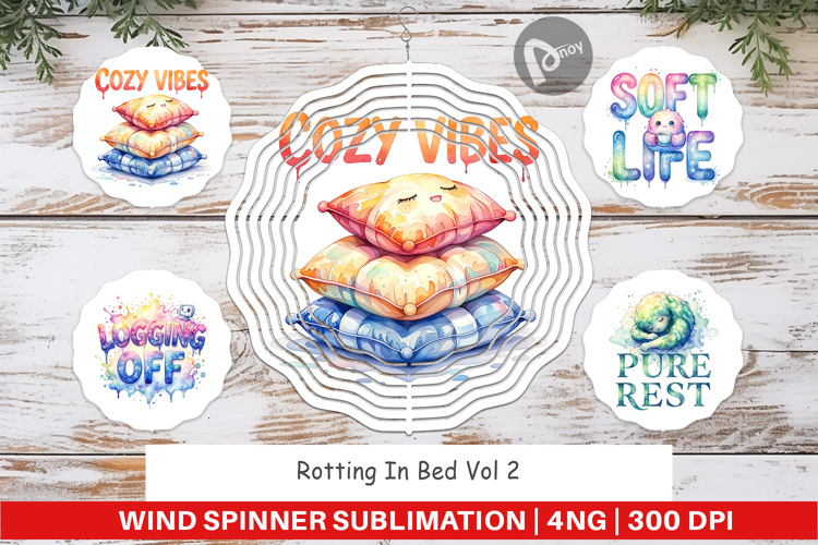 Rotting In Bed Anti-Hustle Wind Spinner