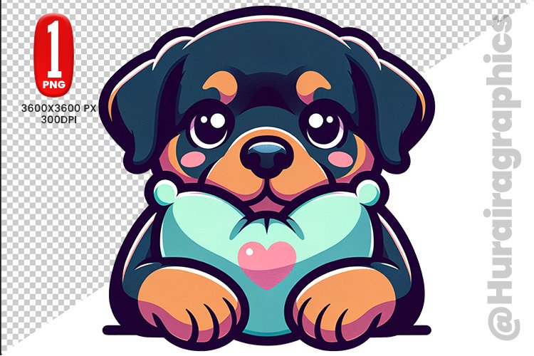 Rottweiler Clipart Image 20