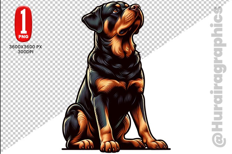 Rottweiler Clipart Image 19