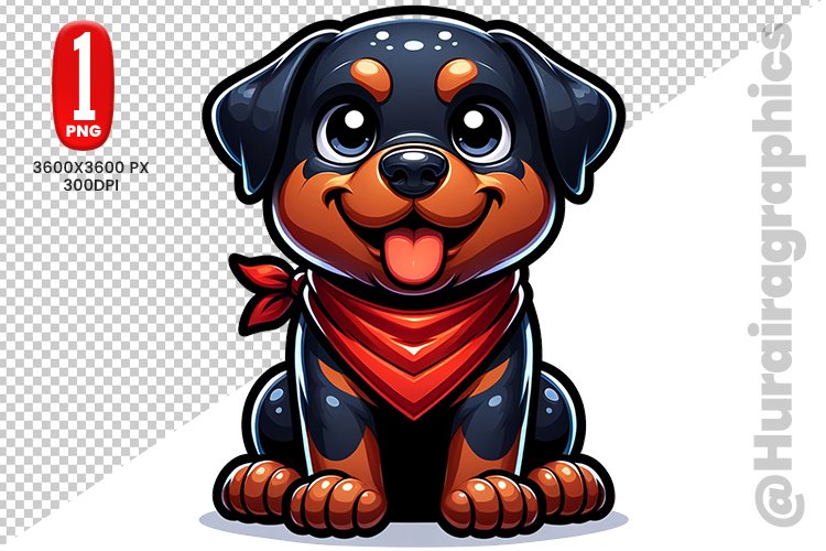 Rottweiler Clipart Image 14