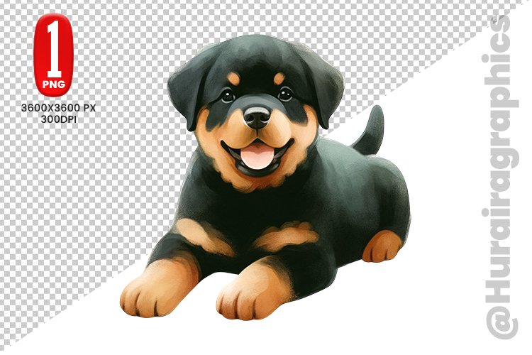 Rottweiler Clipart Image 12