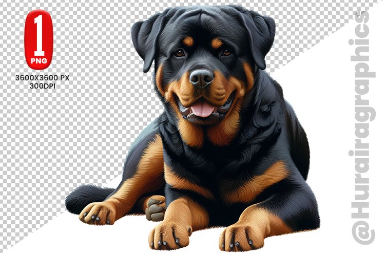 Rottweiler Clipart Image 11