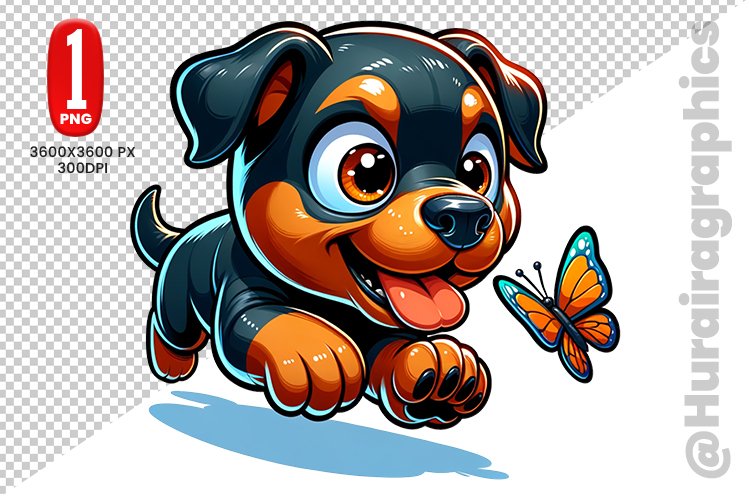 Rottweiler Clipart Image 13