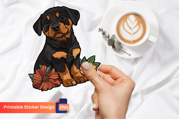 Rottweiler Clipart Image 6