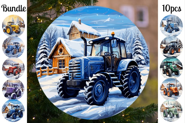 Christmas Ornament Sublimation Designs Image 9